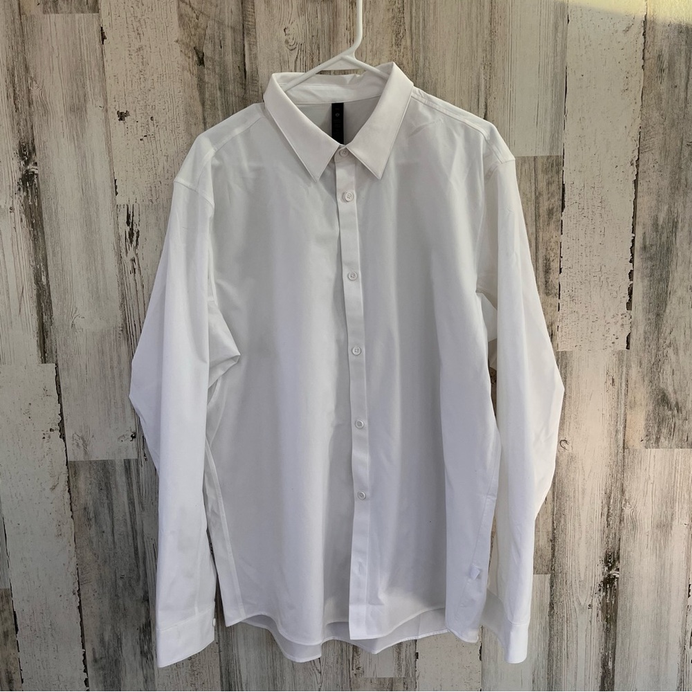 lululemon athletica White Dress Shirt